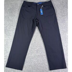 NWT Twillory Performance Men's Pants Navy Blue Tailored Fit Technical 38x30 Golf